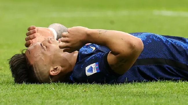 劳塔罗陷入漫长进球荒招来批评 意媒批他表现太差