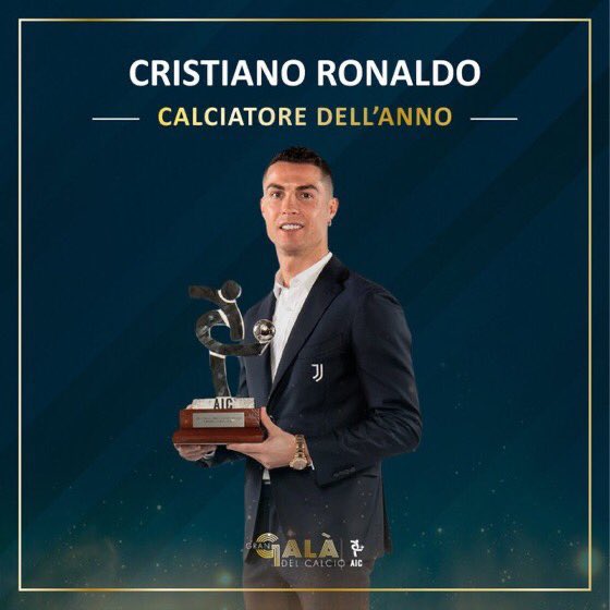 C罗荣膺意甲最佳!连续第二年当选 还进最佳阵容