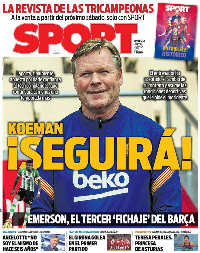 还是他!加媒曝拉总已确定科曼留任 今日正式批准