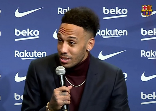 奥巴梅杨:多年前就想来巴萨 会按巴萨的风格踢