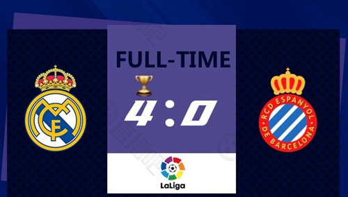 西甲-罗德里戈双响本泽马替补建功 皇马4-0西班牙人