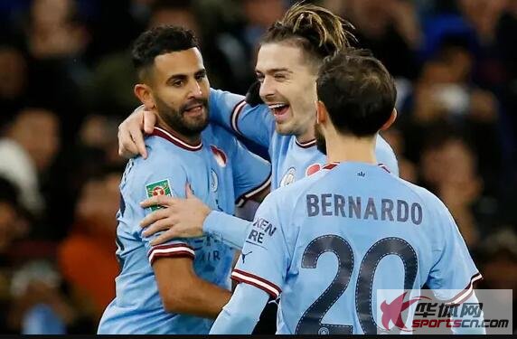 联赛杯:马赫雷斯任意球破门 曼城2-0切尔西